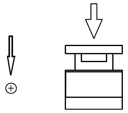 Cellula di carico compressiva dell'estensimetro del trasduttore che pesa 10t per il carro armato
